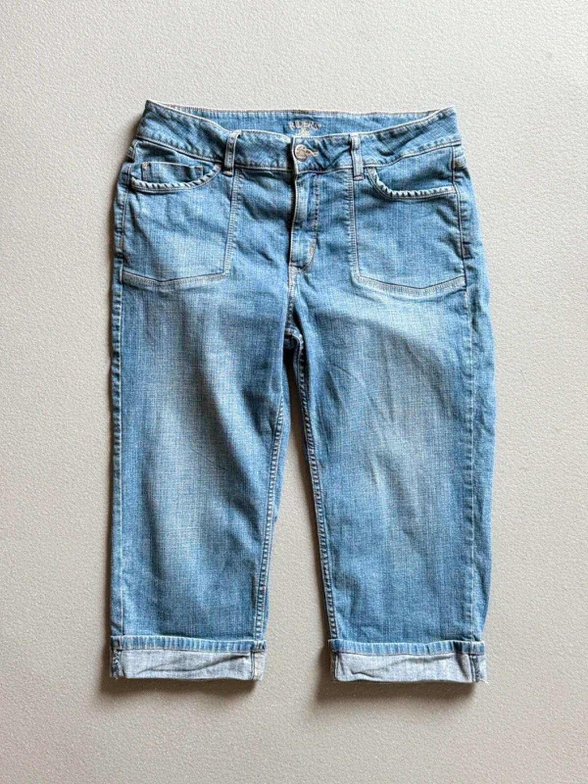 Y2K Lee Capri Jeans Size 12 Mid Rise