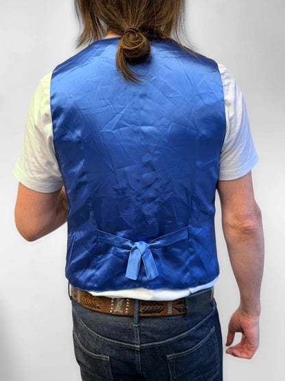 Vintage Cosby 3D Knit Waistcost Cardigan Small