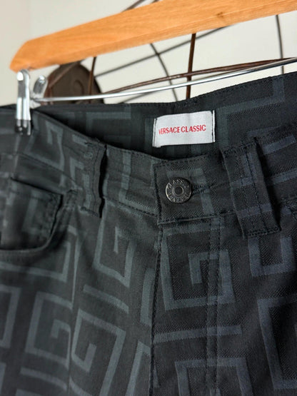 Versace Monogram Straight Men’s Trousers 32”