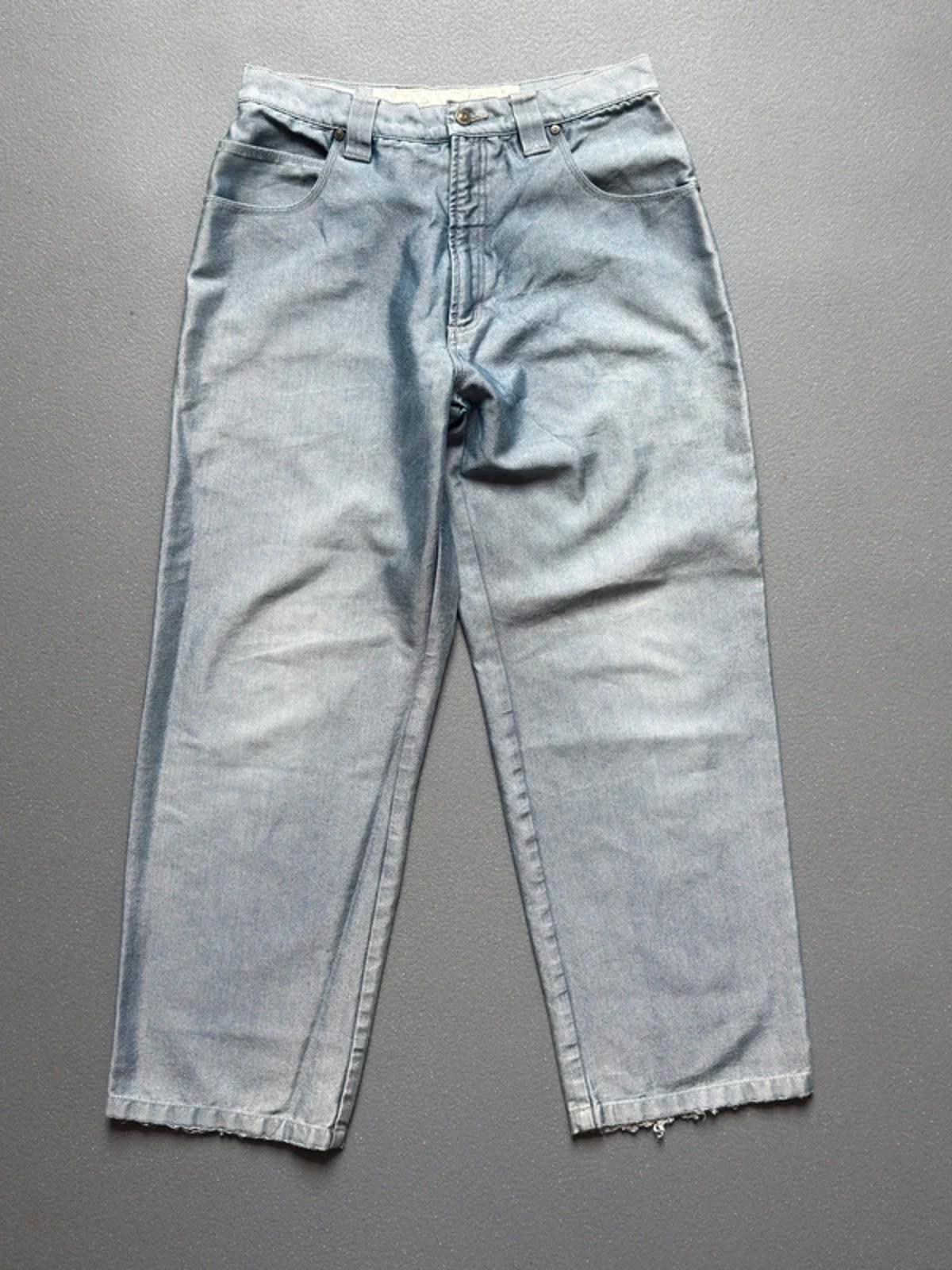 Y2K Baggy Hip Hop Shiny Jeans 33”