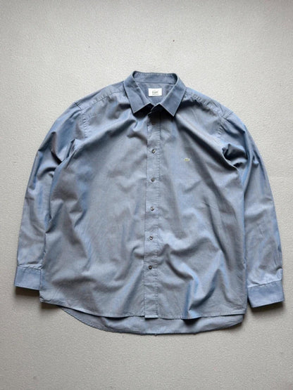 Lacoste 90s Iridescent Blue Grey Shirt XL