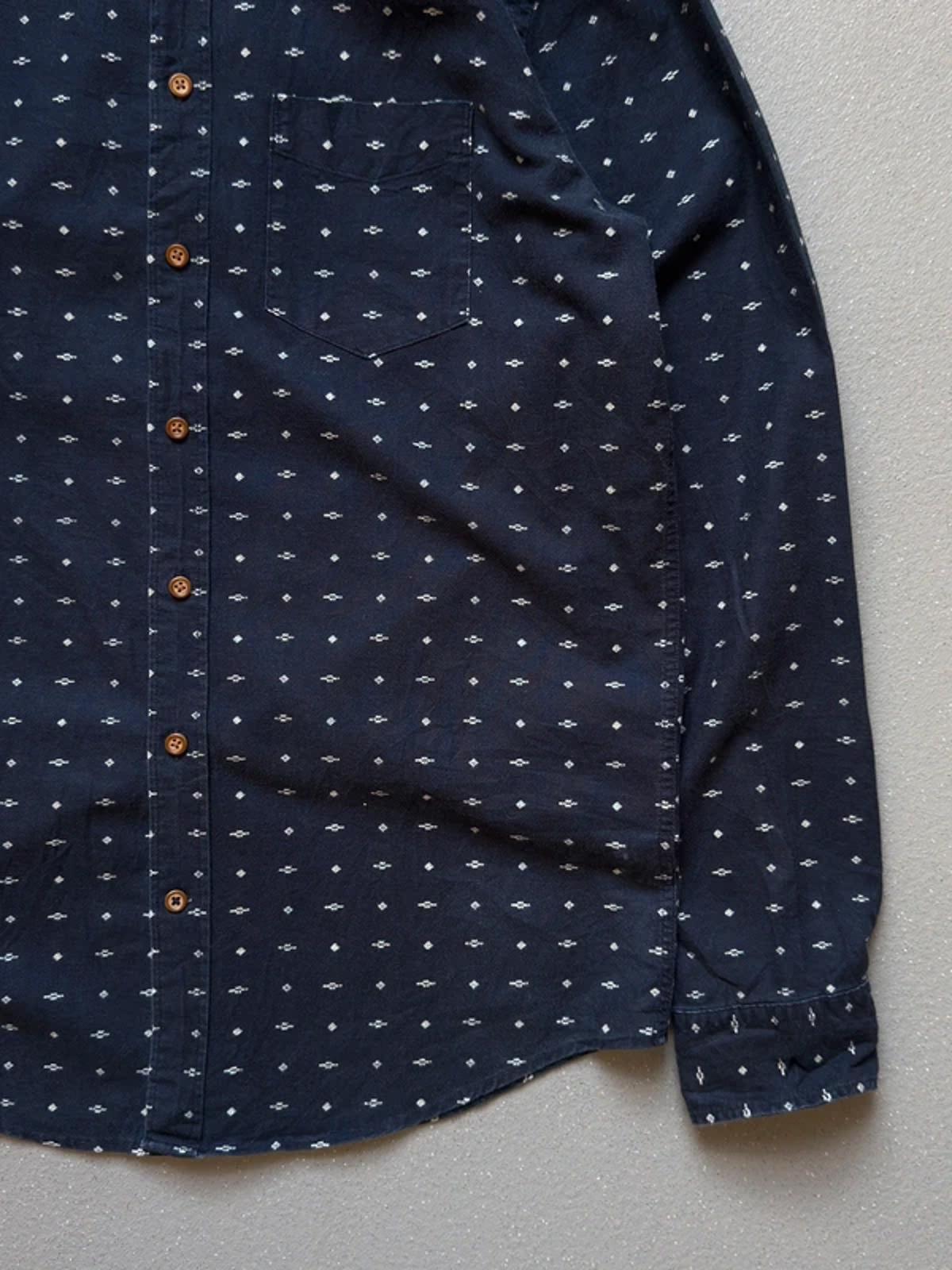 Navajo Aztec Print Oxford Shirt Medium Mens American Eagle