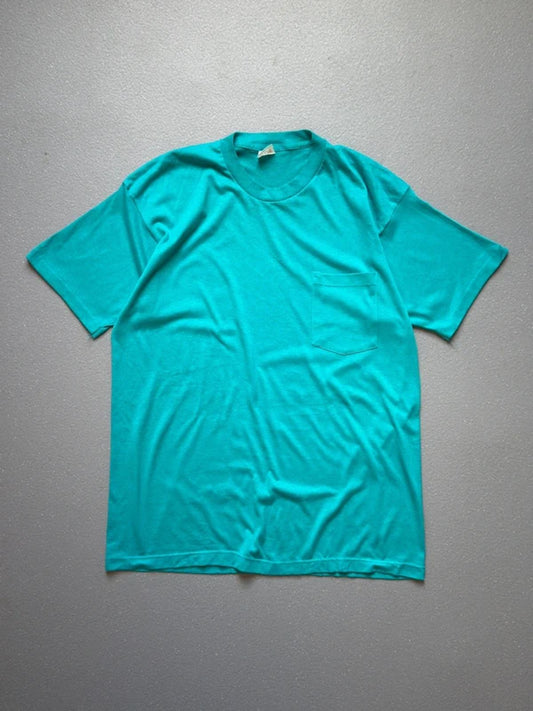 Vintage 80s Single Stitch Pocket T Shirt XL