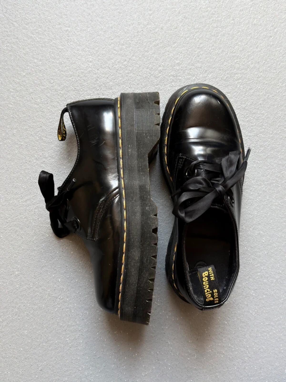 Dr Martens Holly Platform Shoes UK 6