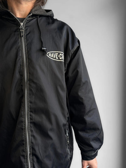 Y2K 90s Rave Jacket Fleece Lined XL