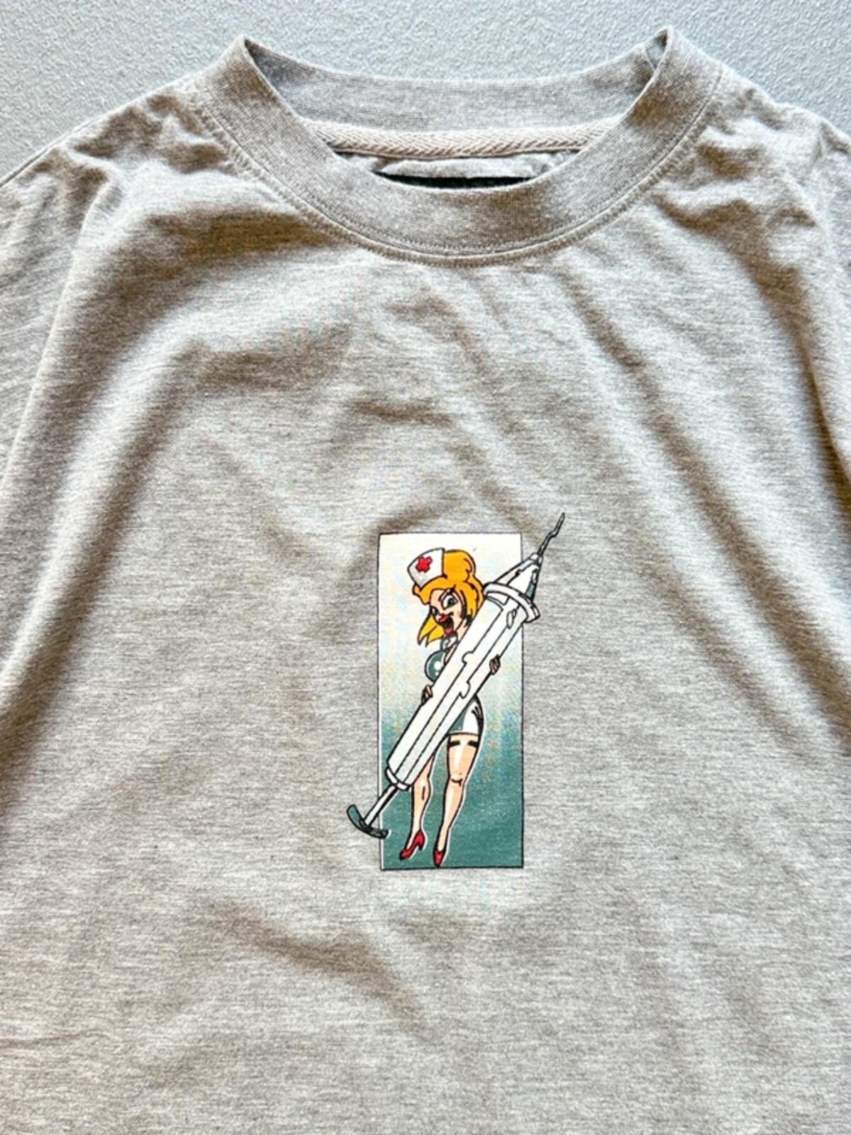 90s Y2K Skate Nurse T Shirt Large