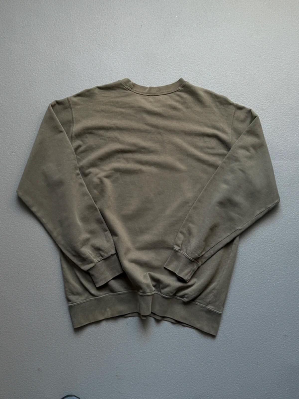Vintage 90s St Michael Khaki Sweatshirt Large M&S