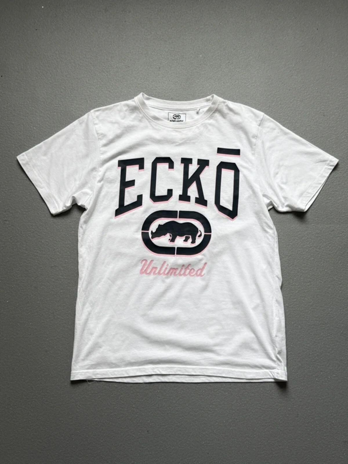 Ecko Unltd Y2K White T Shirt Medium