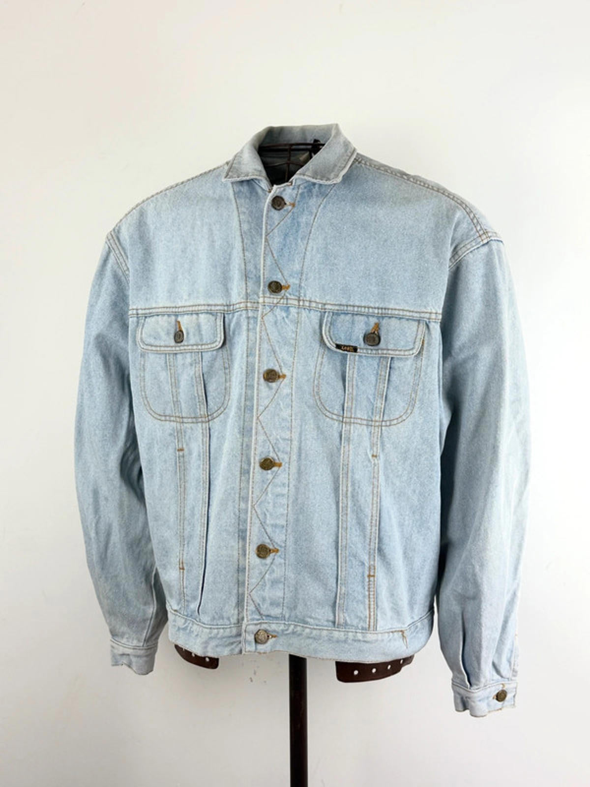 Lee 80s Stonewash Denim Rider Jacket Medium