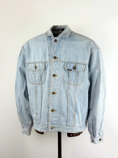 Lee 80s Stonewash Denim Rider Jacket Medium