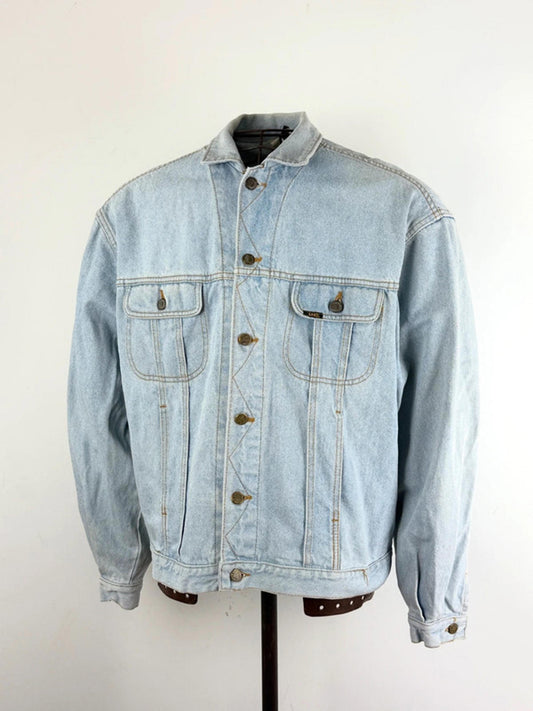 Lee 80s Stonewash Denim Rider Jacket Medium