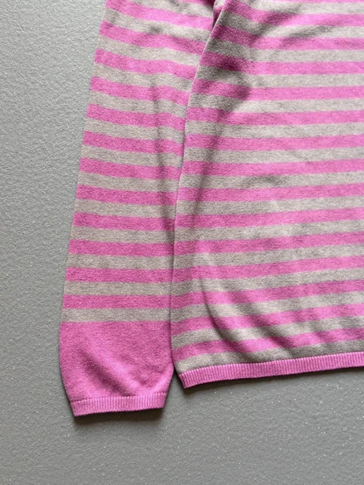 Seasalt Striped Poppy Top Size 16 Marina Style
