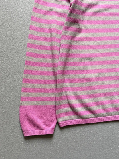 Seasalt Striped Poppy Top Size 16 Marina Style