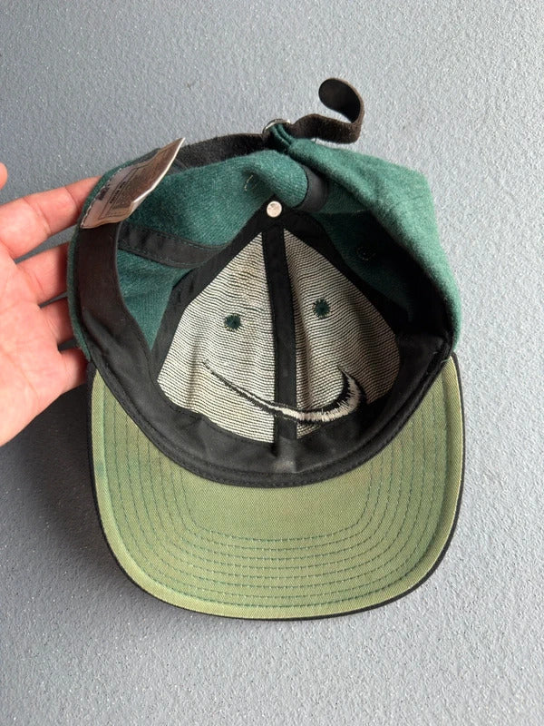 Nike 90s Wool Green SnapBack Vintage