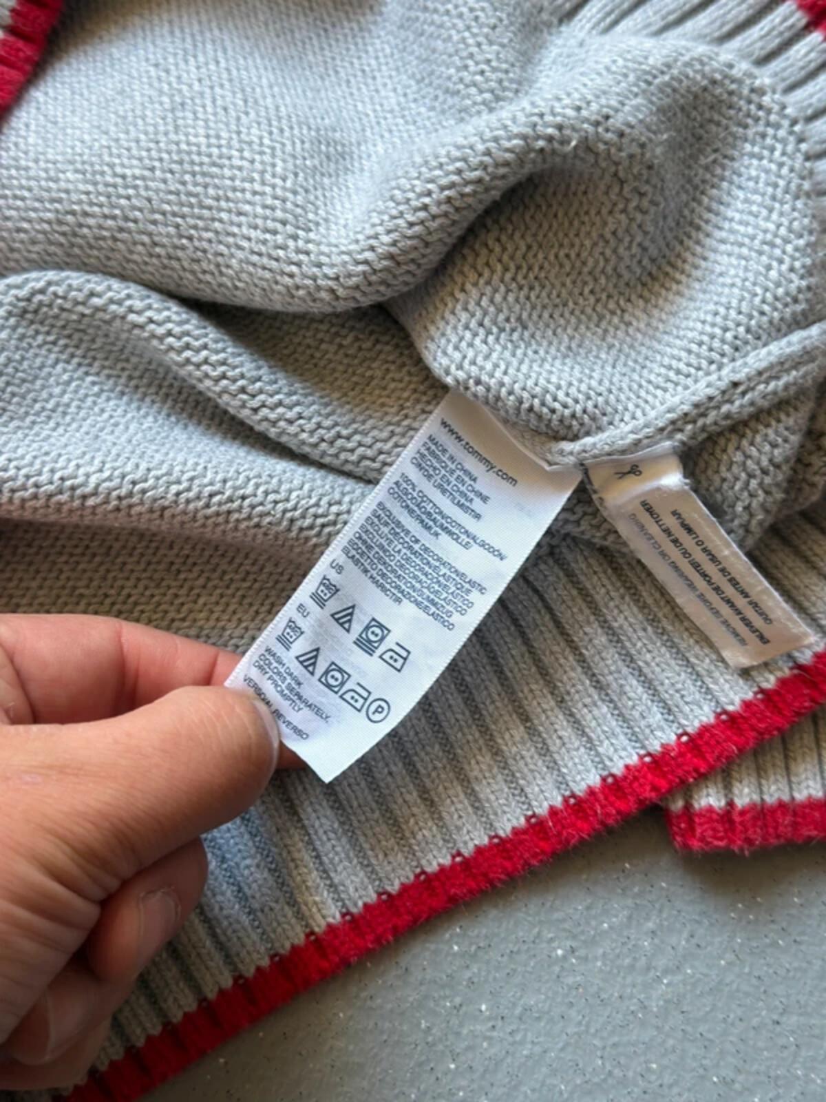 Tommy Hilfiger Logo Cable Knit Ladies Medium