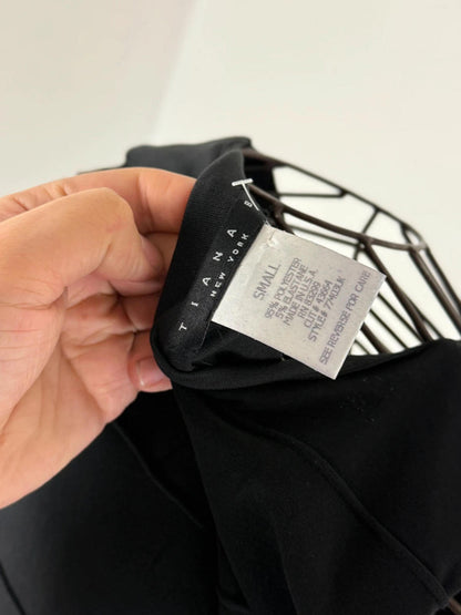 Tiana B Black Fitted Vintage Dress Small 8