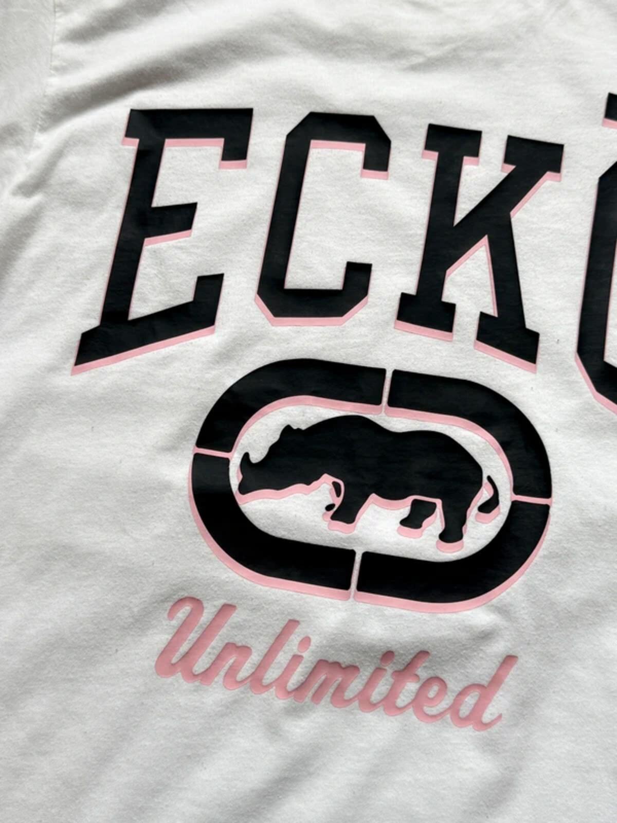 Ecko Unltd Y2K White T Shirt Medium