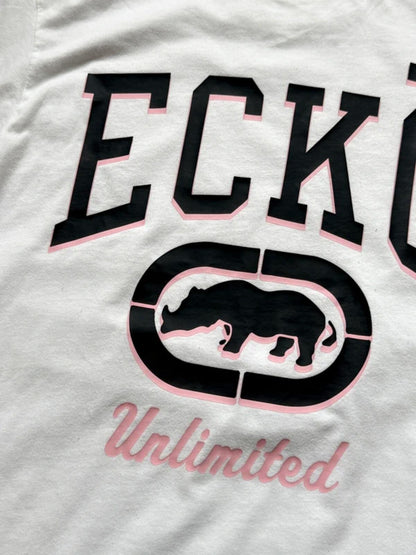 Ecko Unltd Y2K White T Shirt Medium