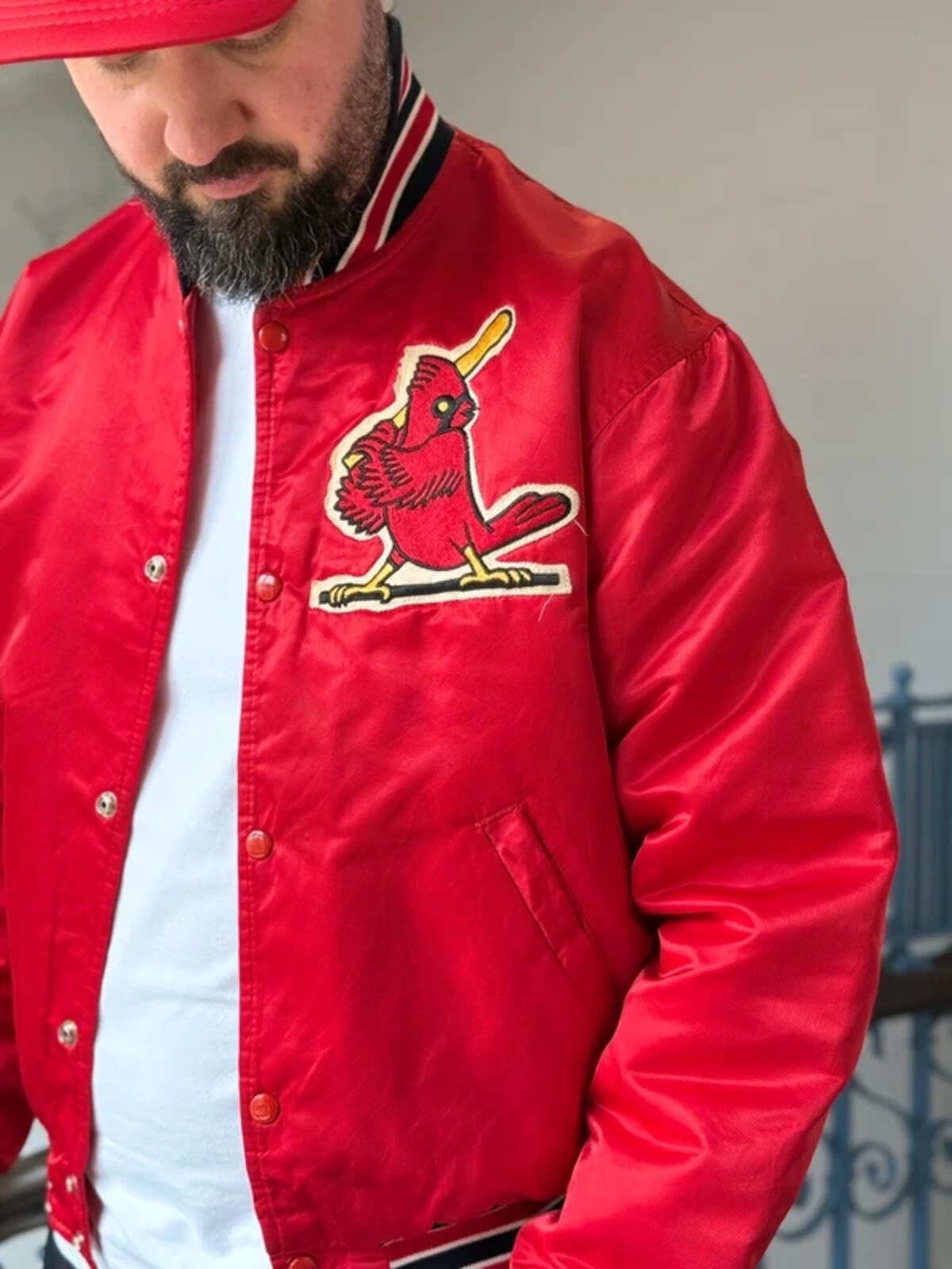 Vintage St Louis Cardinals Starter Jacket Large
