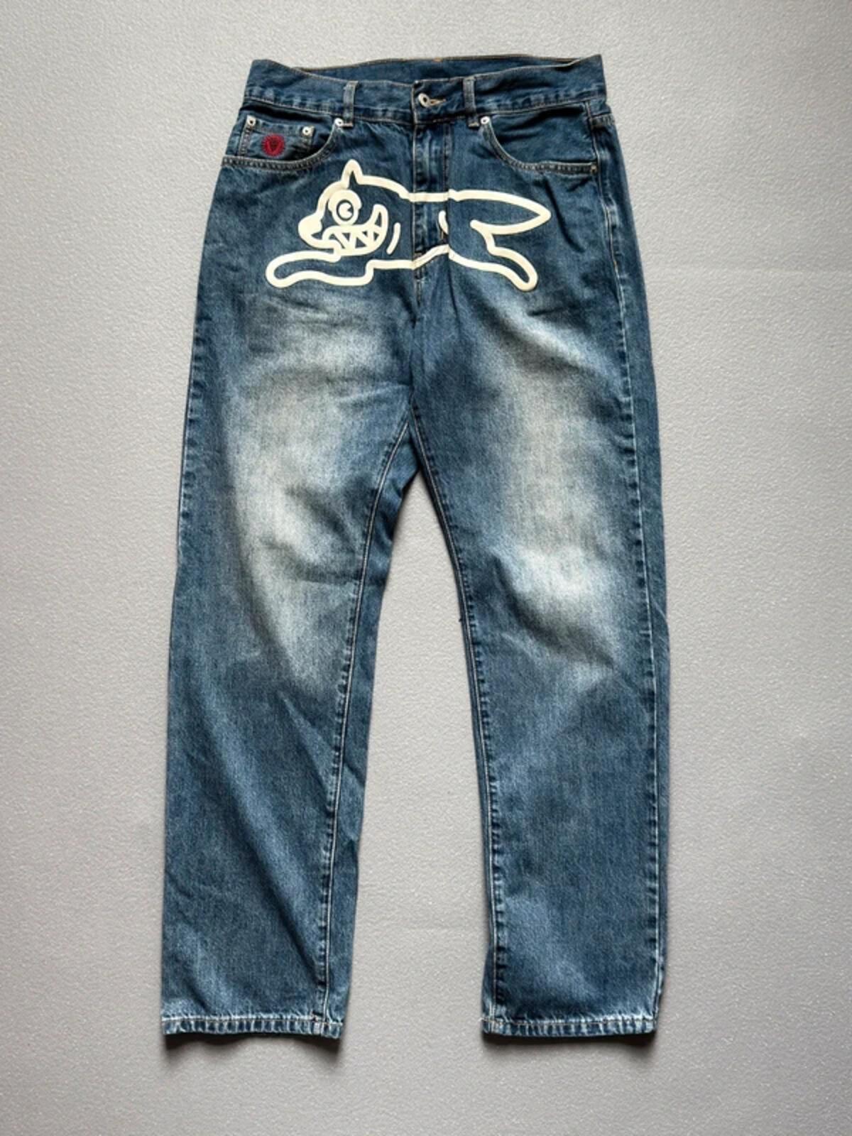 BBC Ice Cream Running Dog Jeans 32”