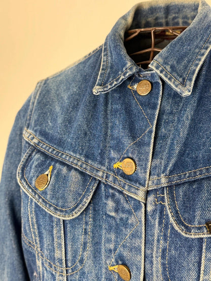 Ms Lee 1980s Denim Rider Jacket Small 8