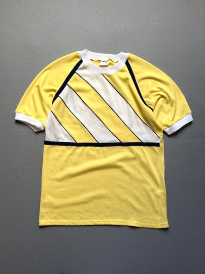 Vintage 80s Ringer T Shirt Large