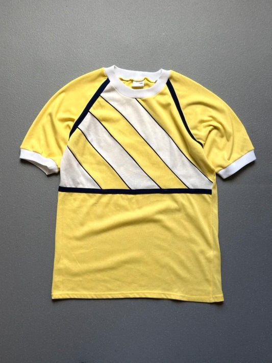 Vintage 80s Ringer T Shirt Large