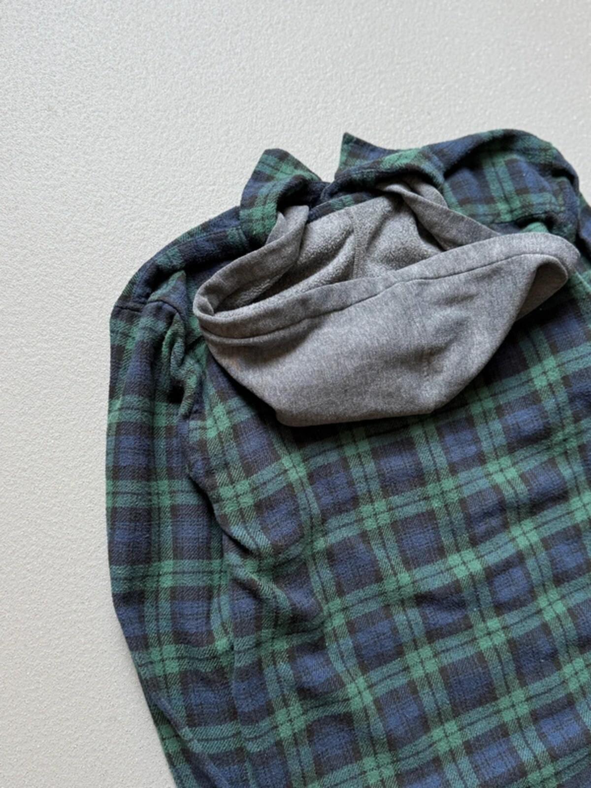 Aeropostale Y2K Flannel Shirt Hoodie Medium
