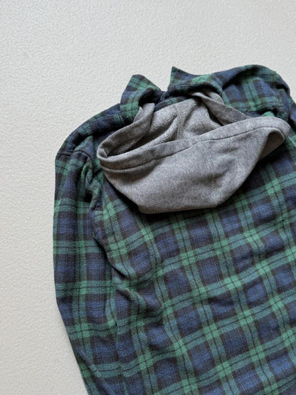 Aeropostale Y2K Flannel Shirt Hoodie Medium