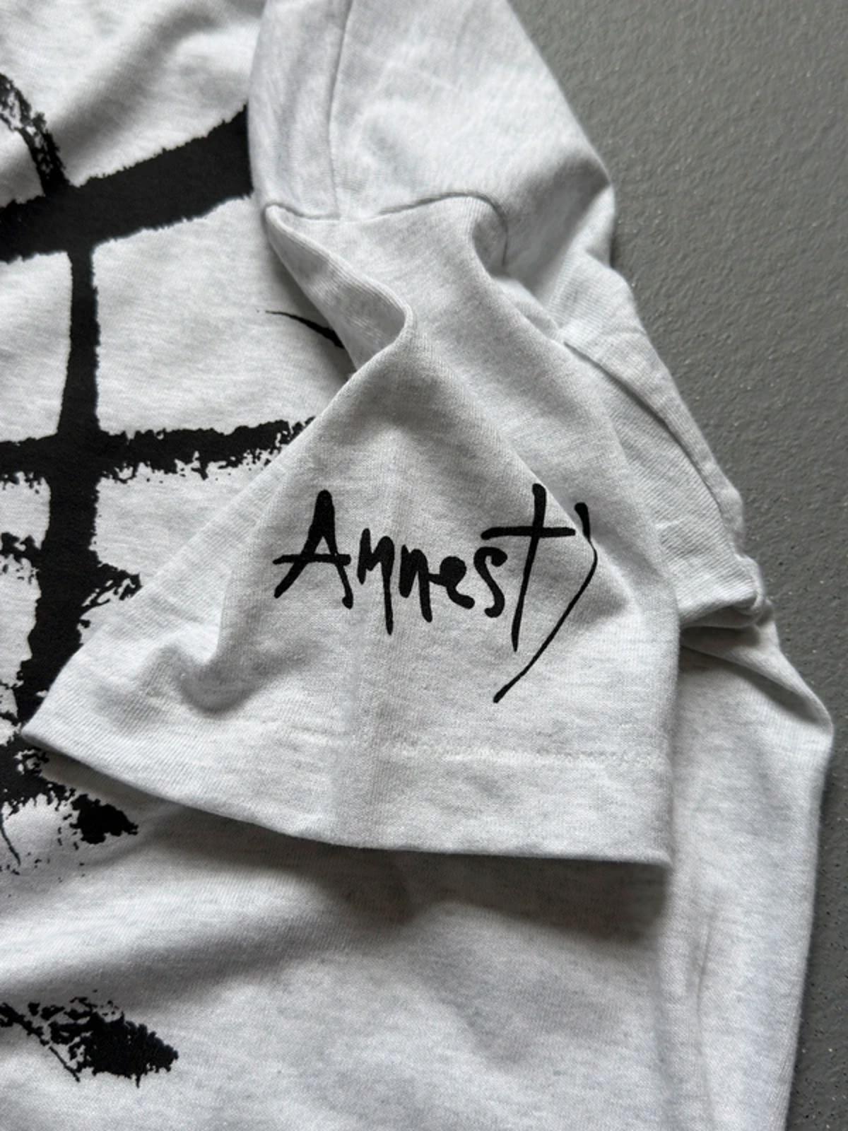 Vintage Single Stitch Amnesty International T Shirt Small