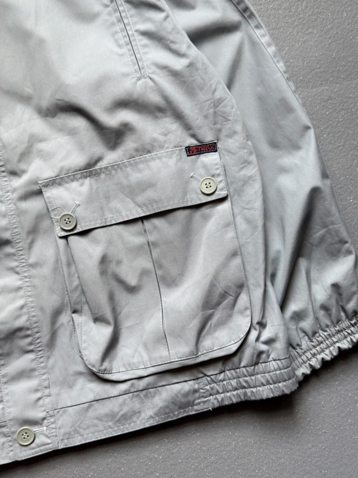 Vintage 1980s Sports Bomber Jacket XL Grey Utlility