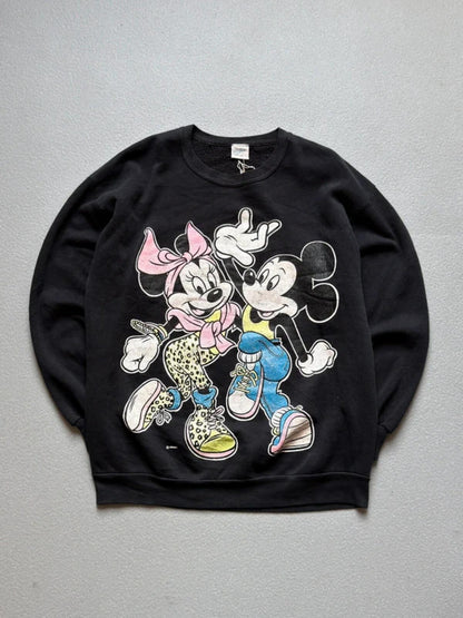 80s Vintage Disney Minnie Mickey Sweatshirt XL