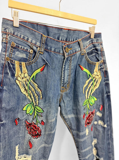 Christian Audigier Y2K Jeans 36”