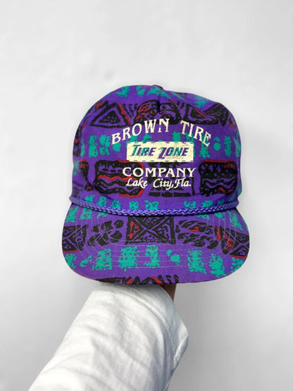 Vintage Patterned Aztec Trucker Cap