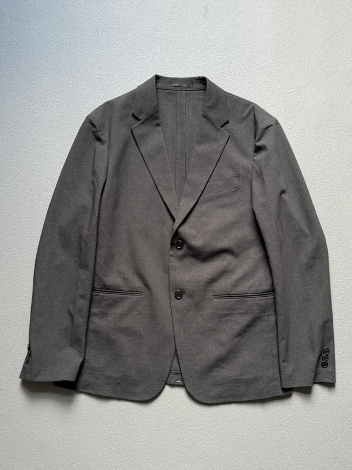 Uniqlo Grey Elasticated Suit Jacket Medium