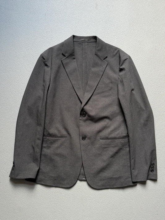 Uniqlo Grey Elasticated Suit Jacket Medium