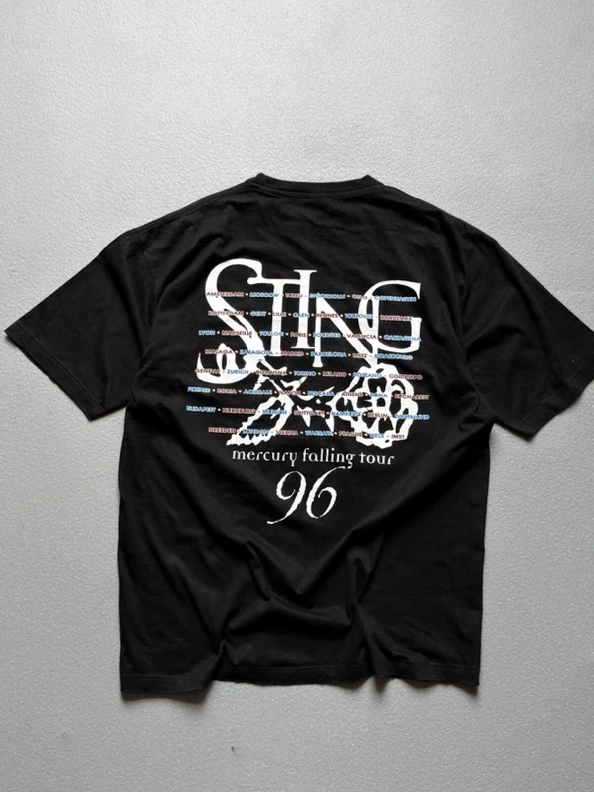 Sting 1996 Band Music Tour T Shirt XL