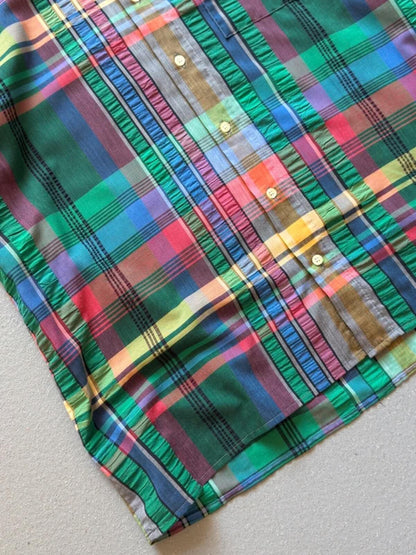 Vintage Madras Check Shirt XL