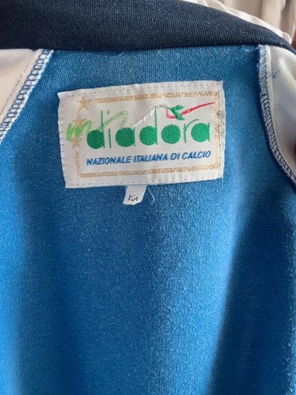 80s Italy Football Team Diadora Track Jacket Medium