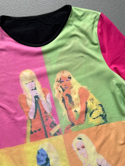 Y2K Indie Baby Tee Small Pop Art