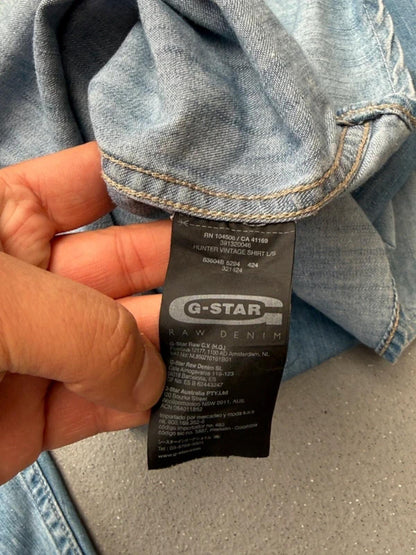 G Star Raw Ghost Pocket Denim Shirt 2XL
