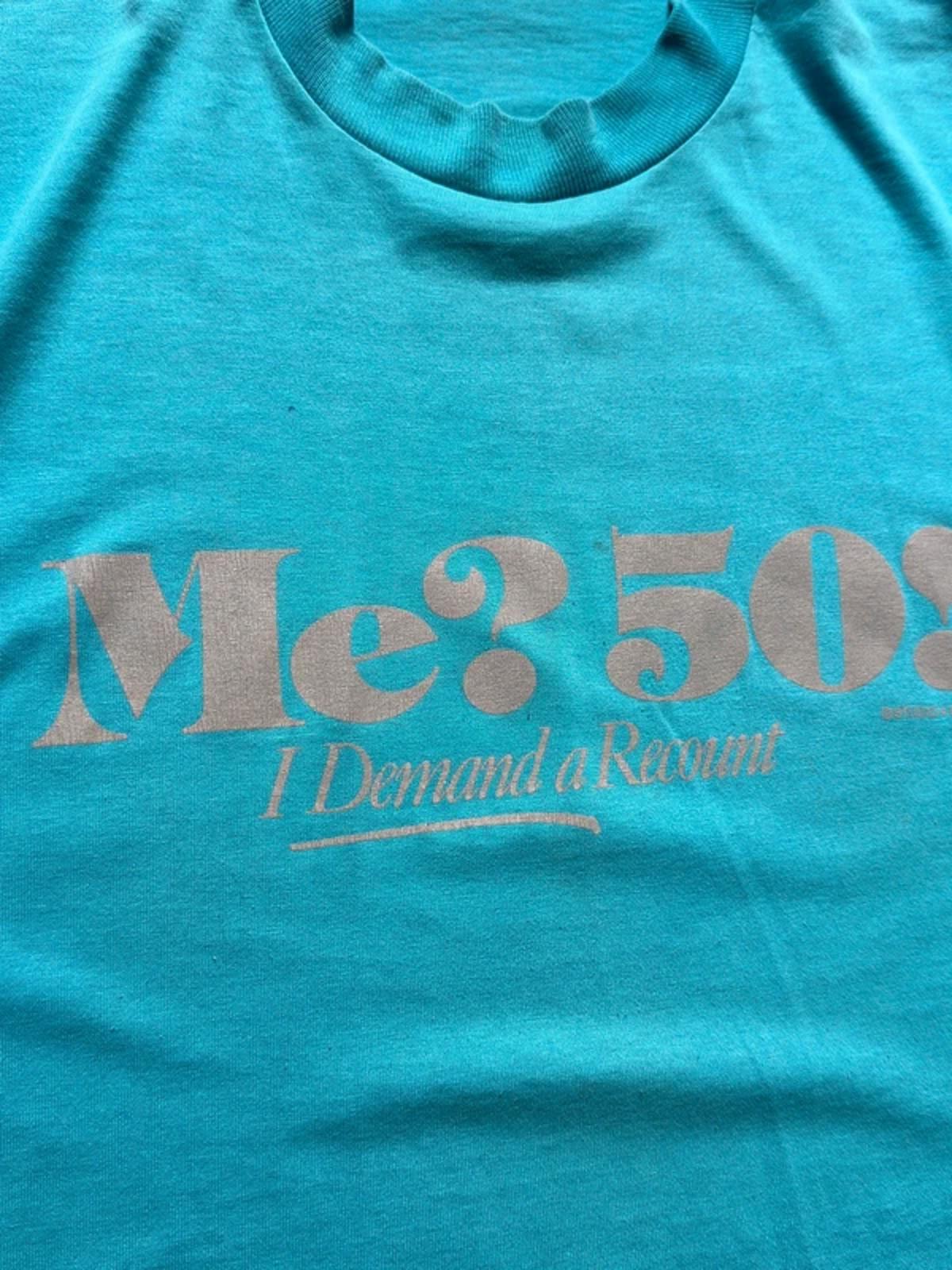 Vintage 80s T Shirt Novelty 50 Print Large