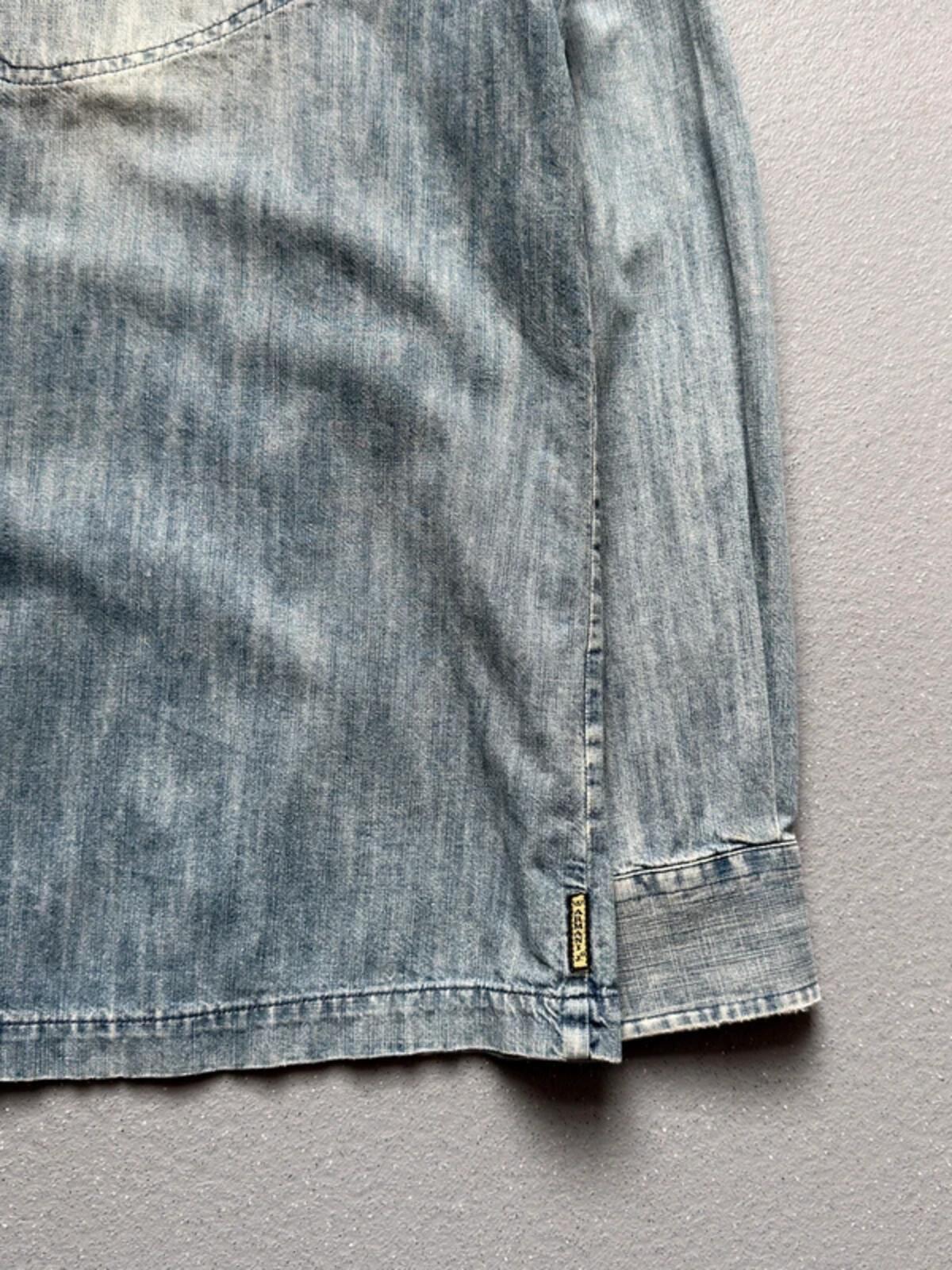 Armani 2000s Denim Utility Shirt Large Mens