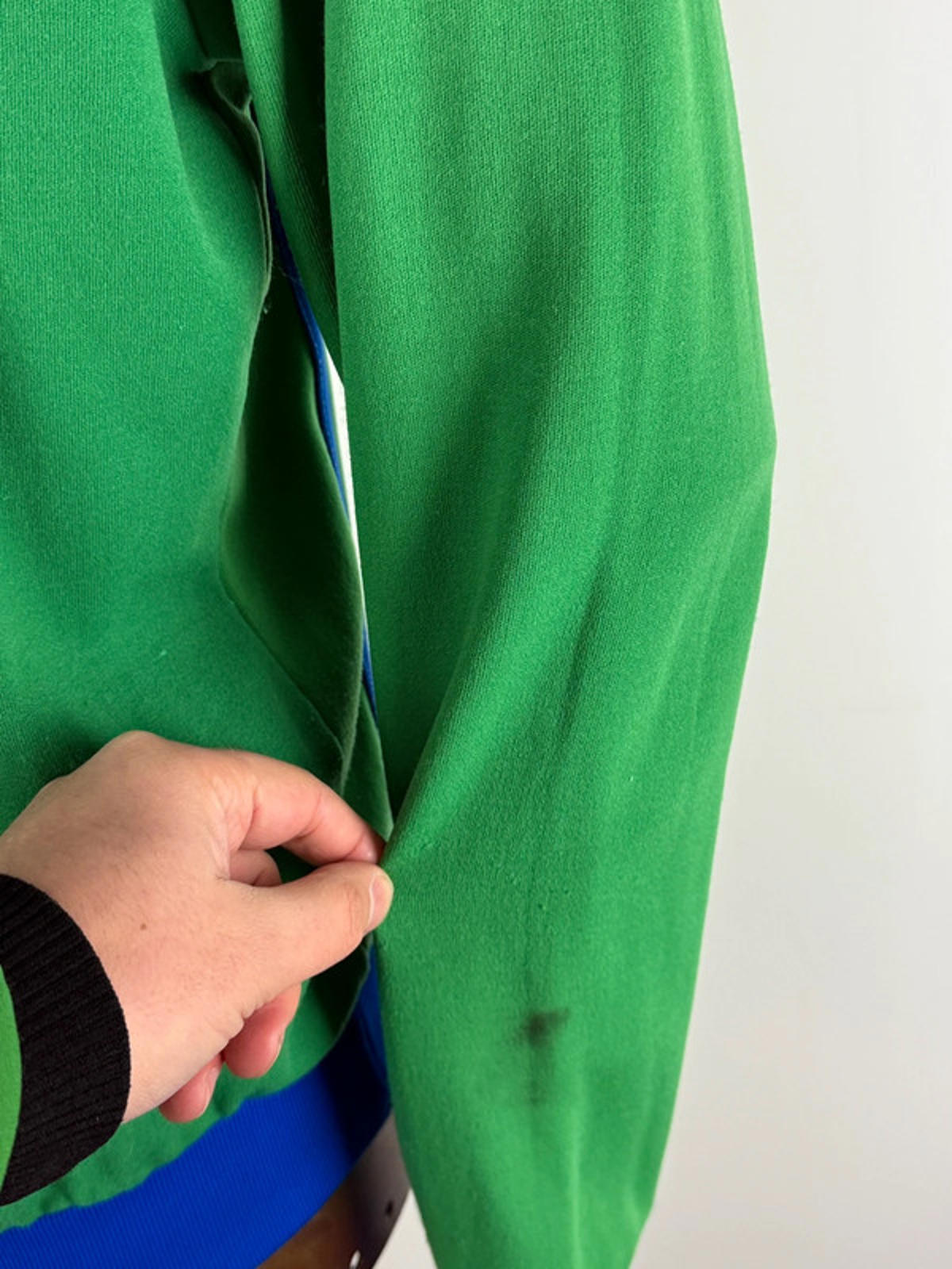 70s Funnel Collar Track Zip Jacket Large