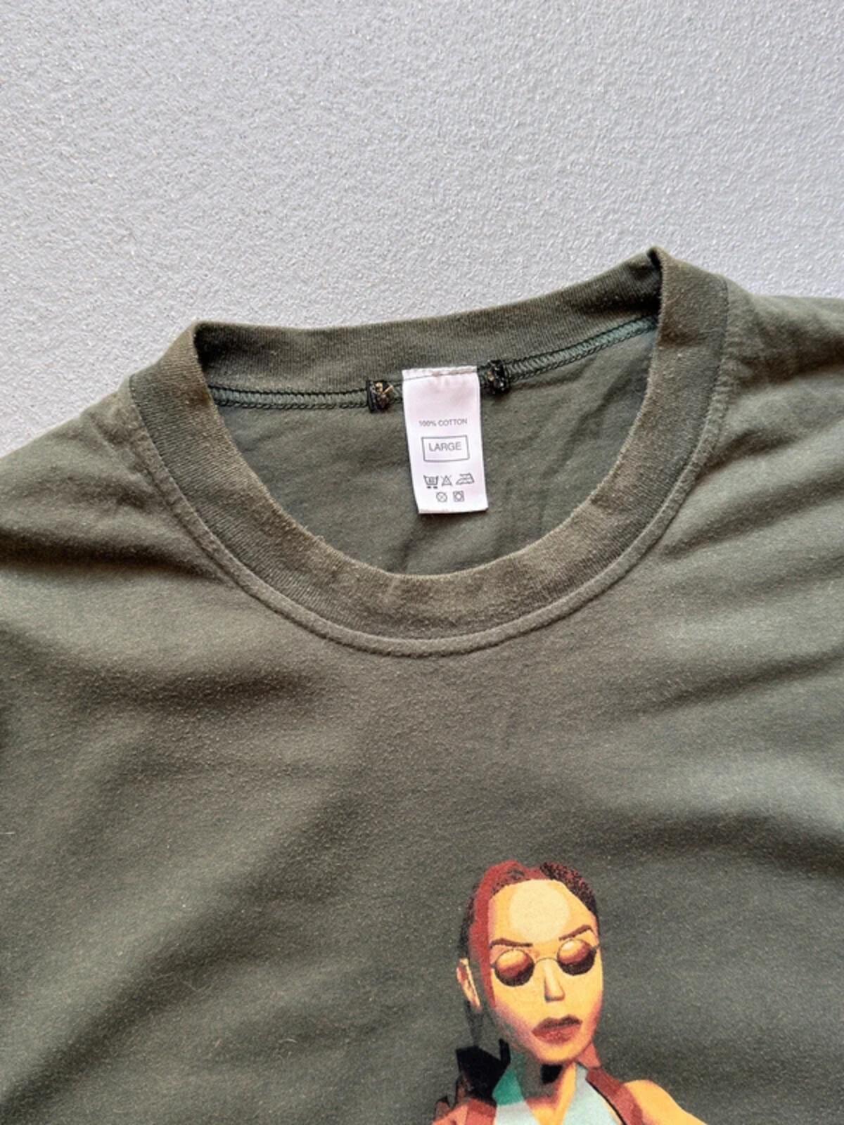 Tomb Raider 3 Vintage T Shirt Large 1998 Video Game Promo