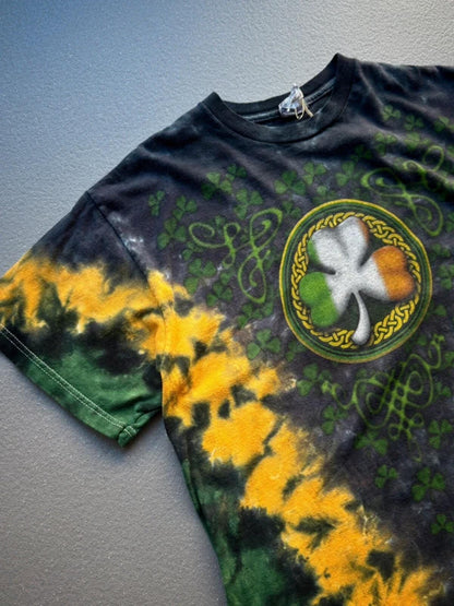 Vintage Irish Celtic Tie Dye T Shirt Large