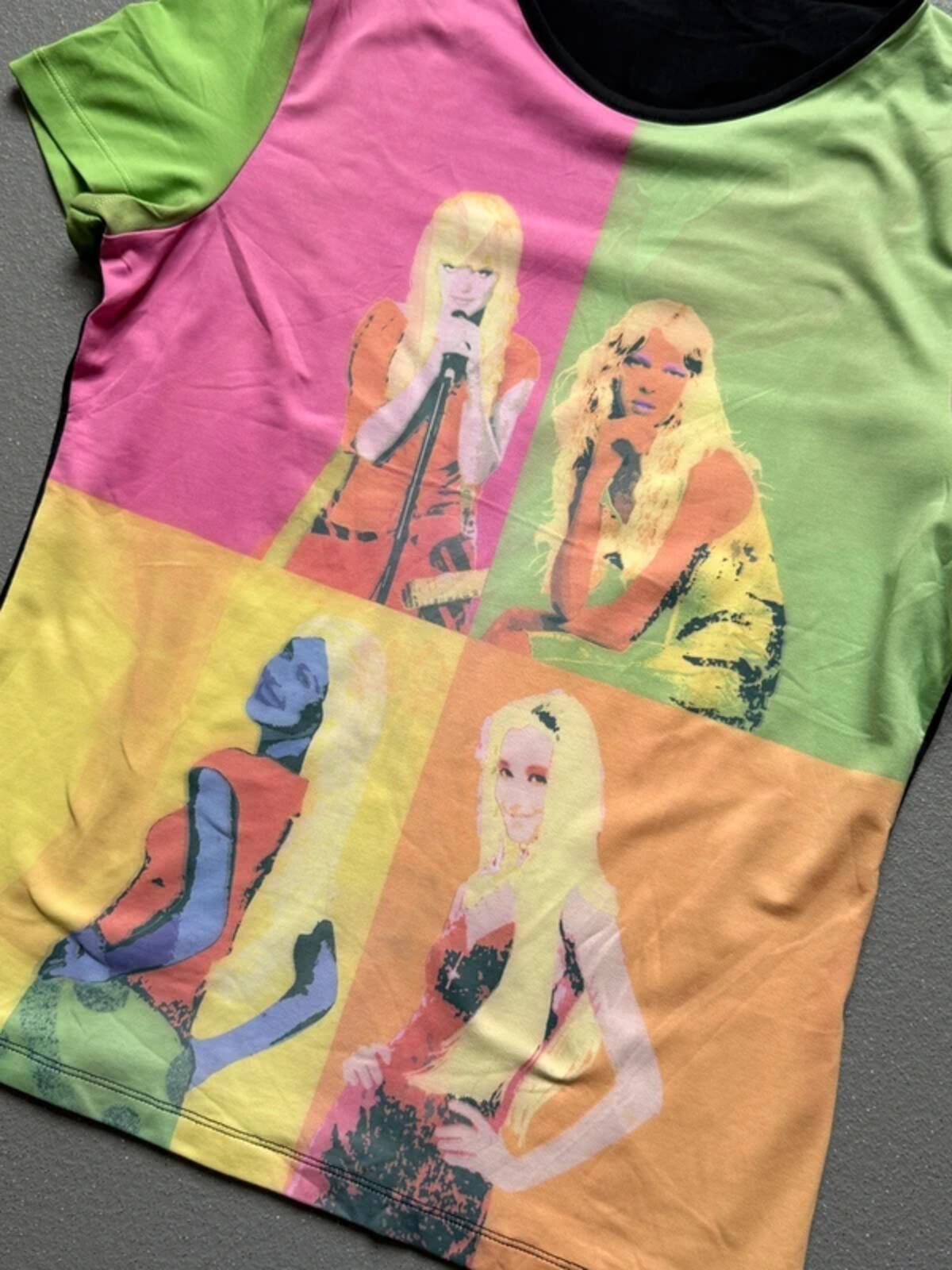 Y2K Indie Baby Tee Small Pop Art
