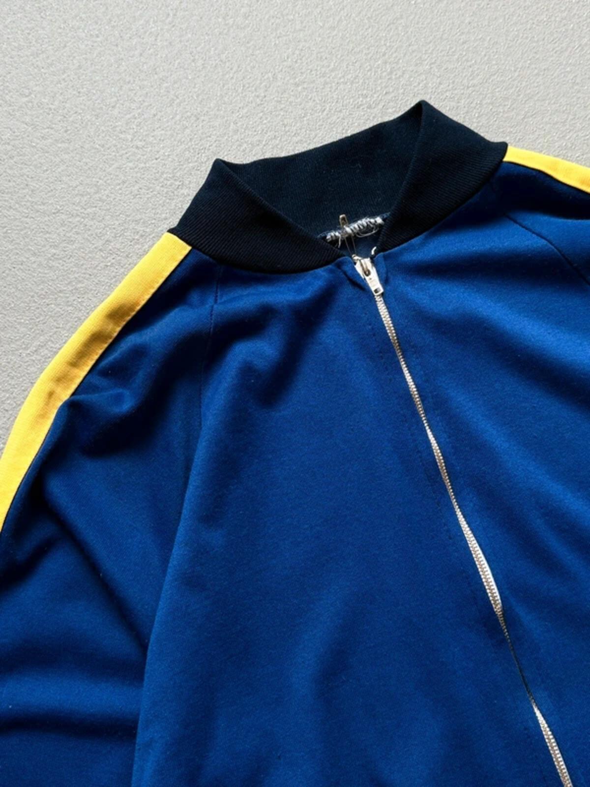 70s Vintage Sport Track Jacket Medium