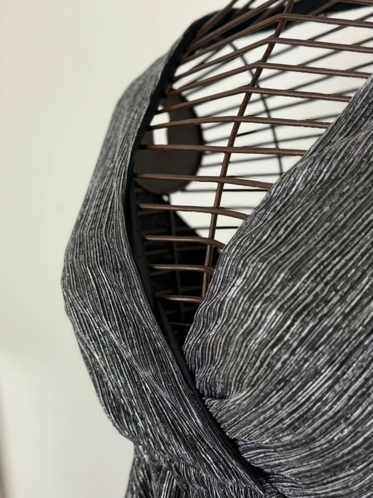 Metallic Backless Dress Size 4 Y2K Miss Selfridge