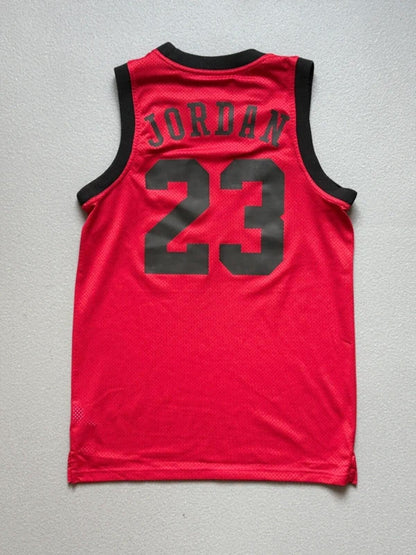 Air Jordan Red Black Basketball Jersey Small